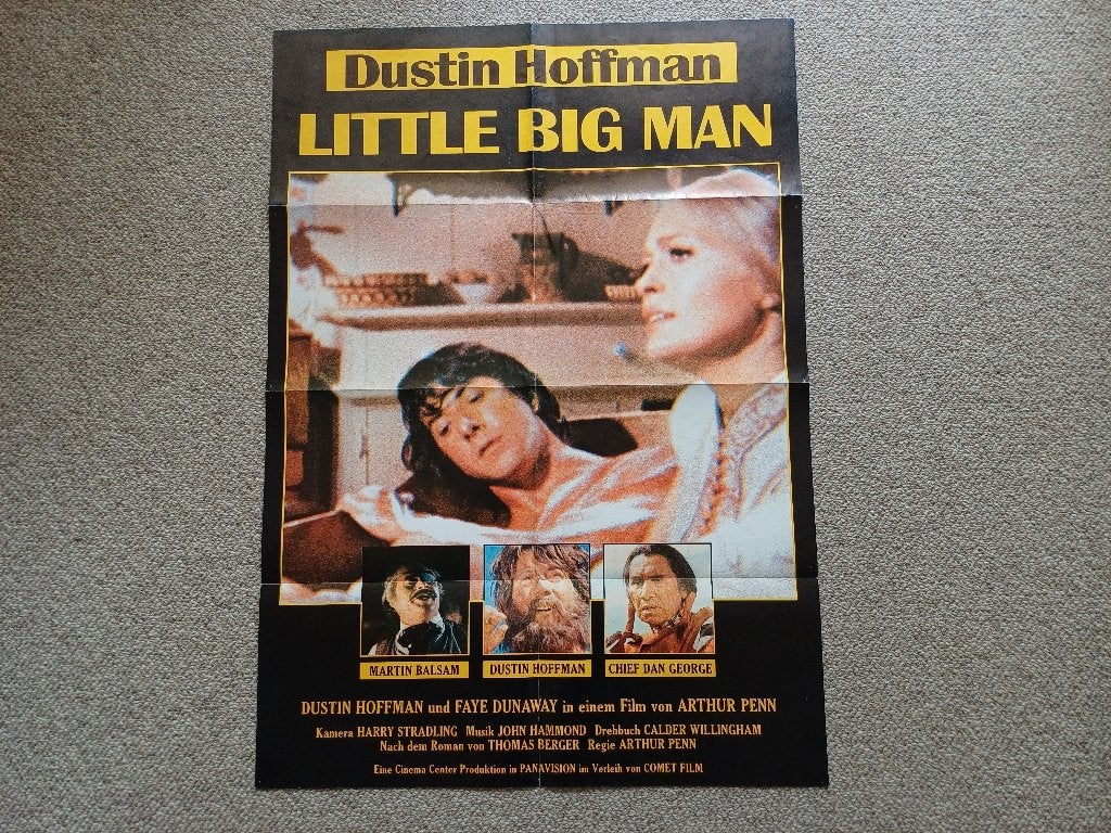 LITTLE   BIG   MAN   DUITSE     filmposter., Verzamelen, Posters, Verzenden, A1 t/m A3, Film en Tv, Rechthoekig Staand