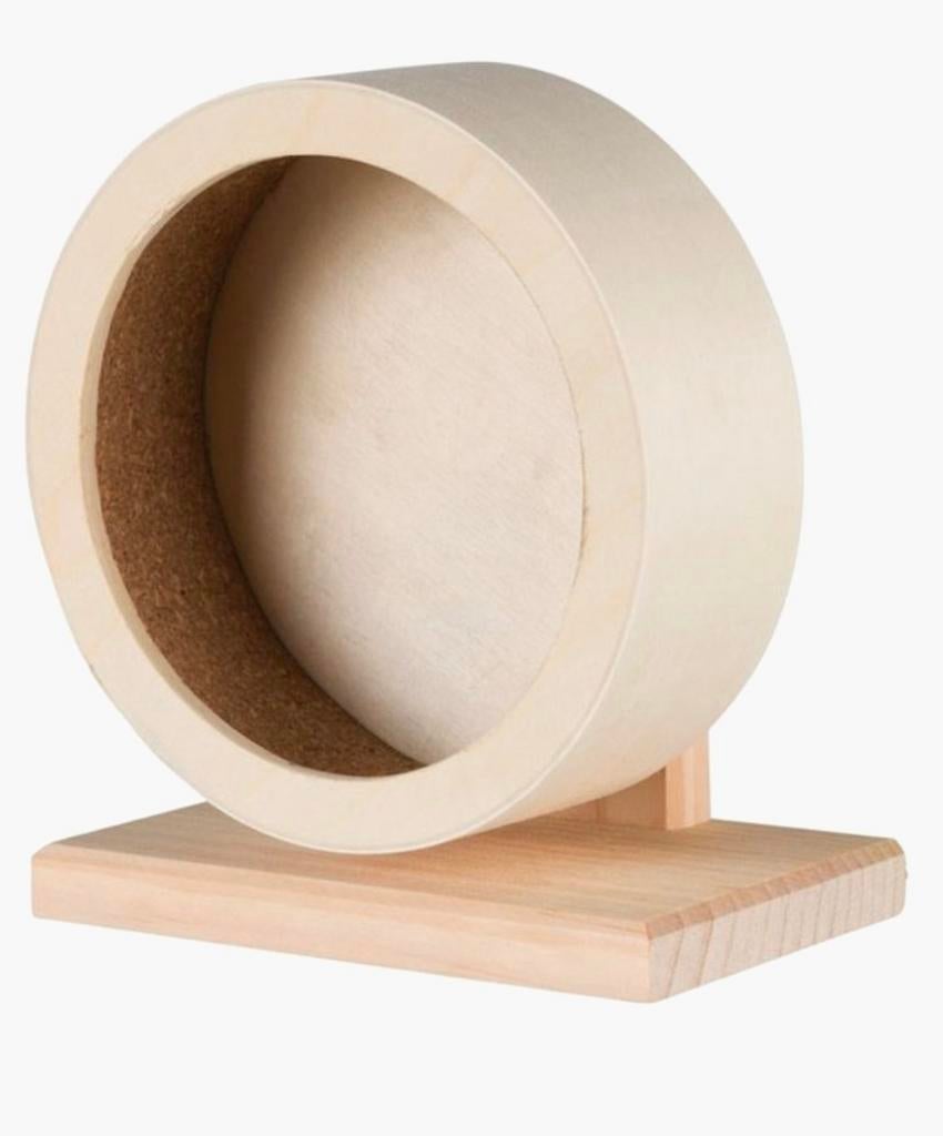 Hamster houten loopwiel, Ophalen of Verzenden, Zo goed als nieuw, Loopwiel of Rad