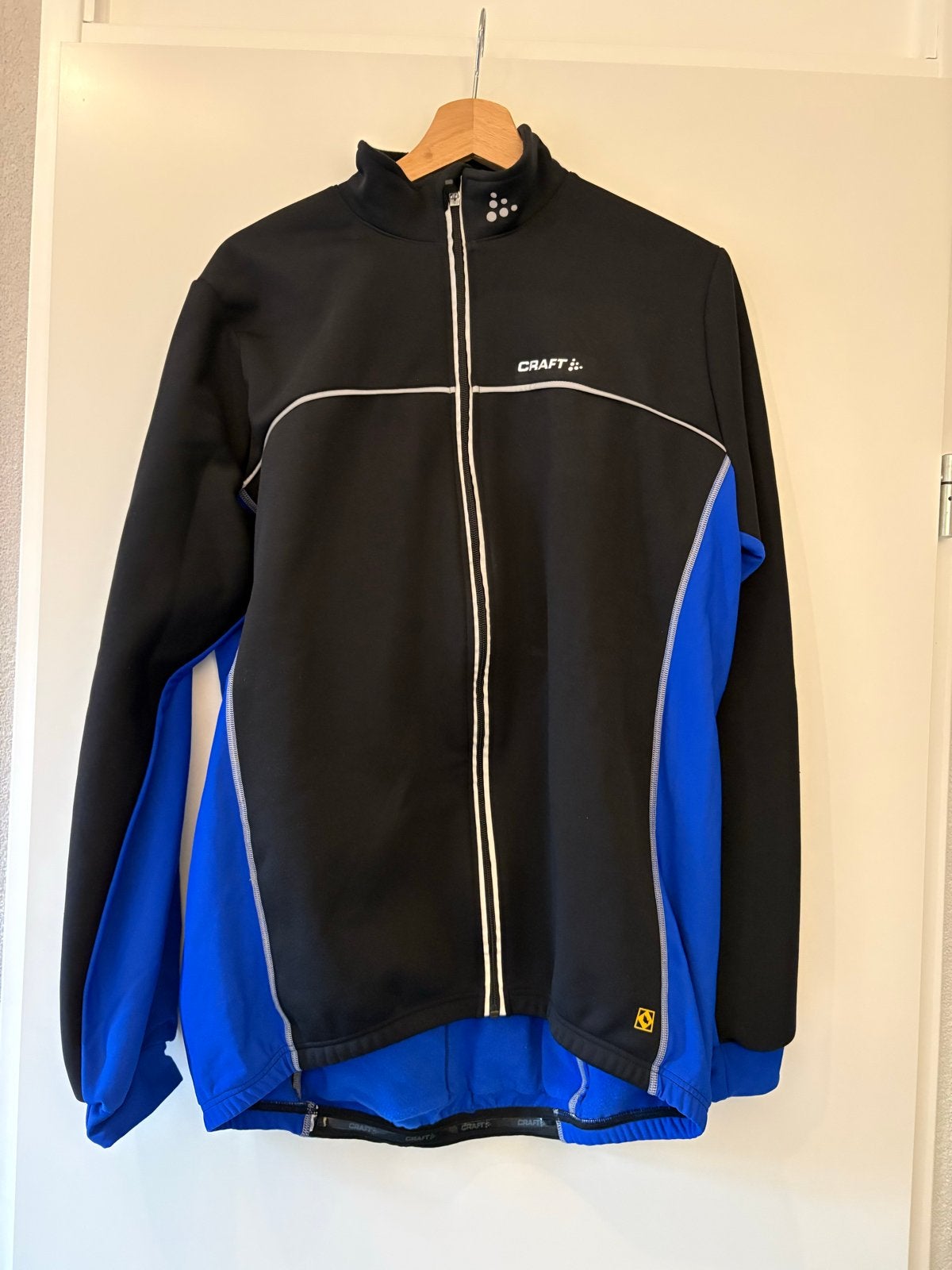 Craft Winter Fietsjack Maat XL - Zwart/Blauw, Fietsen en Brommers, Gebruikt, Heren, Ophalen of Verzenden, XL