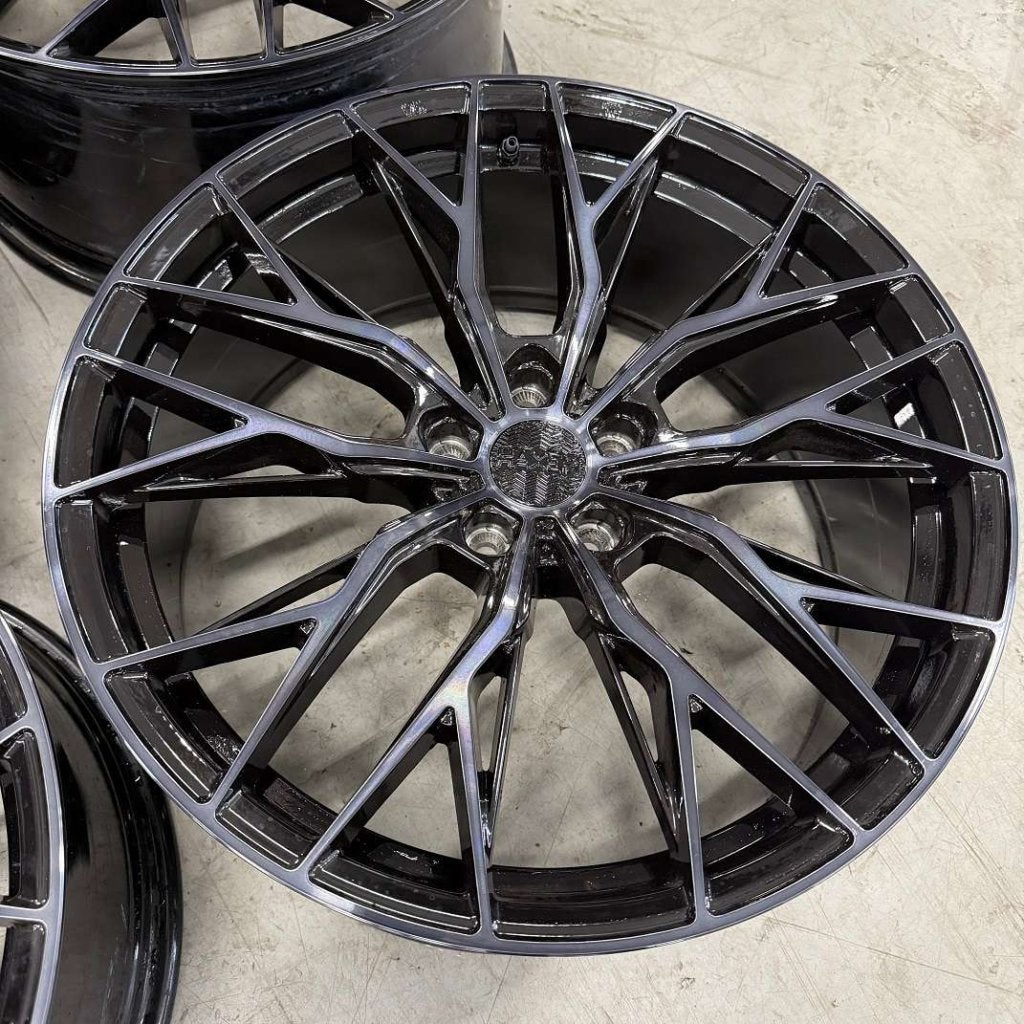 20" HAXER Velgen breedset 5x112 8.5 / 9.5 Black Tinted DEMO, Auto-onderdelen, Niet ingevuld, Velg(en), Niet ingevuld, Niet ingevuld