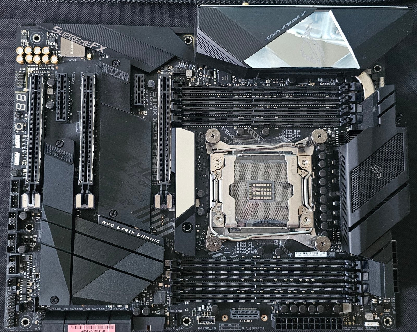 ASUS ROG Strix X299-E Gaming II Moederbord, DDR4, Ophalen of Verzenden, Zo goed als nieuw, ATX
