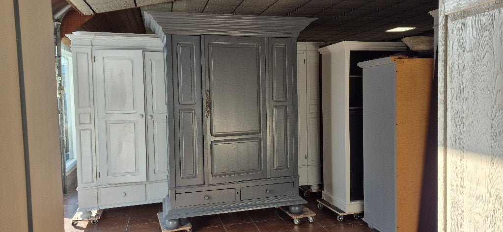 Kamerkasten, broodkasten, buffetkast brocante houten kasten, Ophalen, 200 cm of meer, Zo goed als nieuw, 200 cm of meer