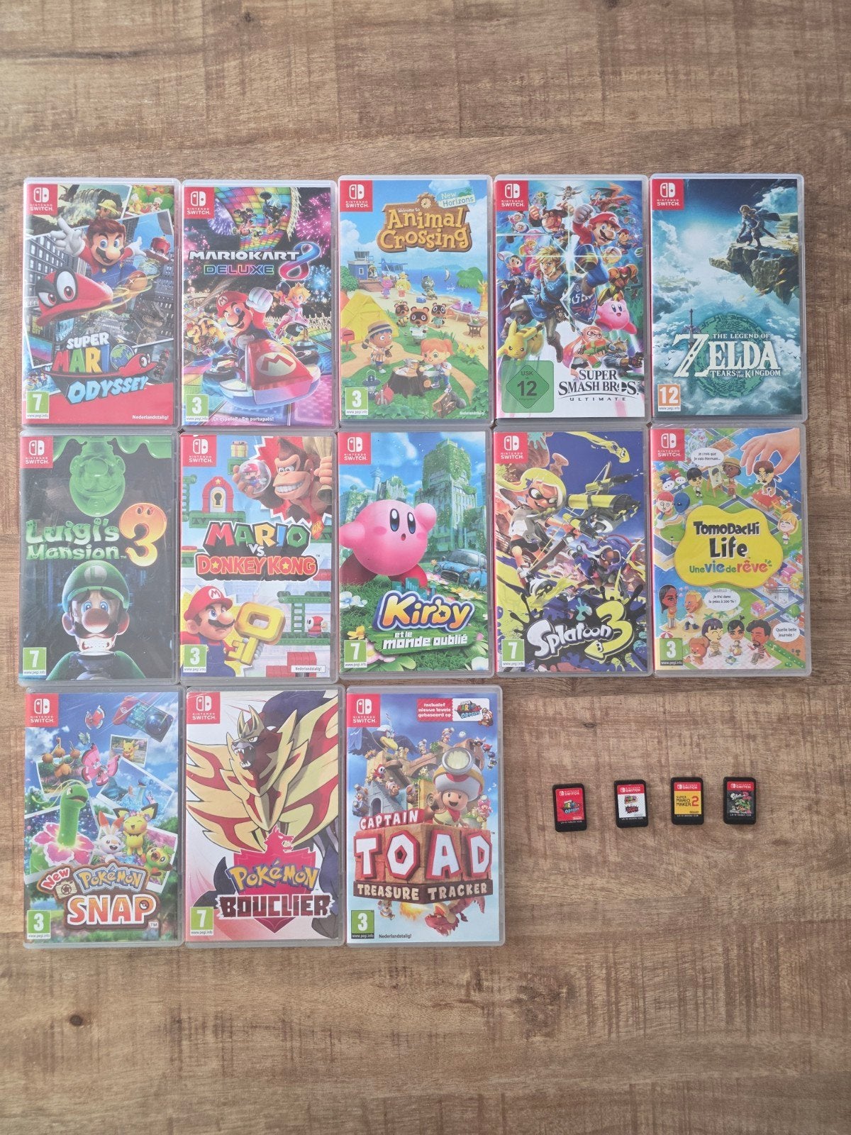 15x Nintendo Switch Games, Spelcomputers en Games, Games | Nintendo Switch, Gebruikt, Overige genres, Ophalen of Verzenden, Eén computer