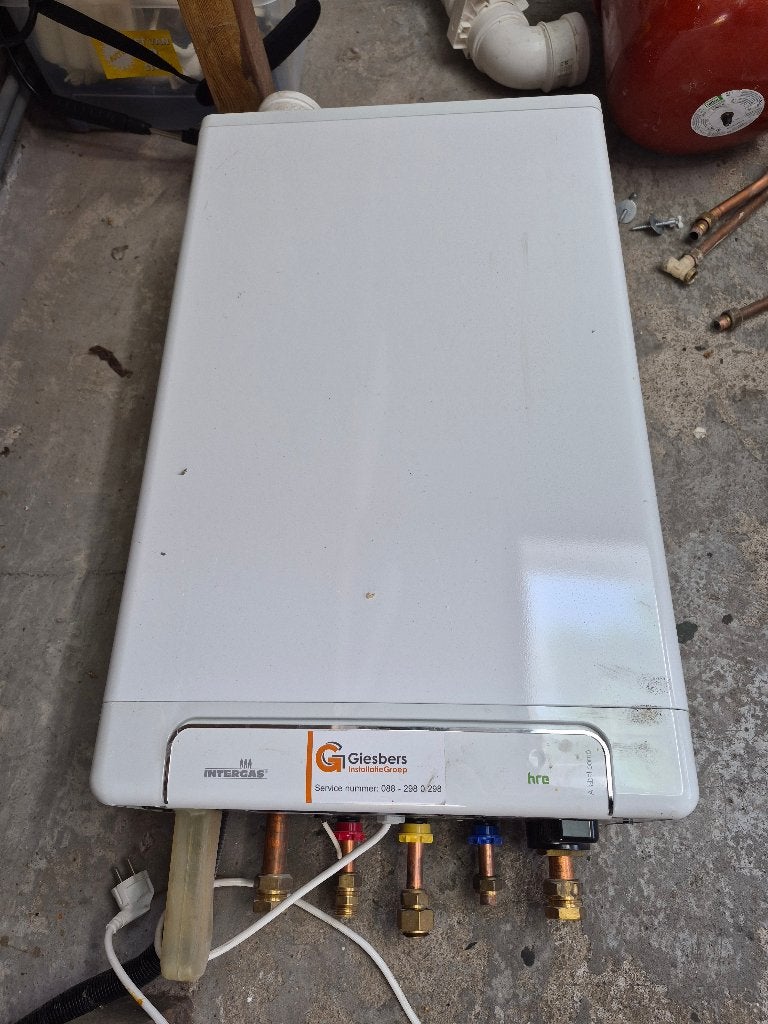 Intergas Kombi Kompakt HRE 36/30 –Bouwjaar 2020 met aansluit, Ophalen, 30 tot 80 cm, Cv-ketel of Combi-ketel, Minder dan 60 cm