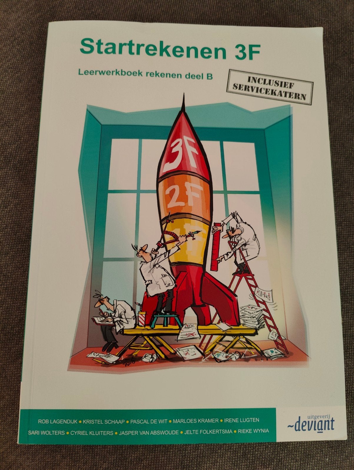 Startrekenen 3F Leerwerkboek rekenen deel B, Overige vakken, Rob Lagendijk, Kristel Schaap, Pascal de Wit, Marloes Kramer, Ophalen of Verzenden