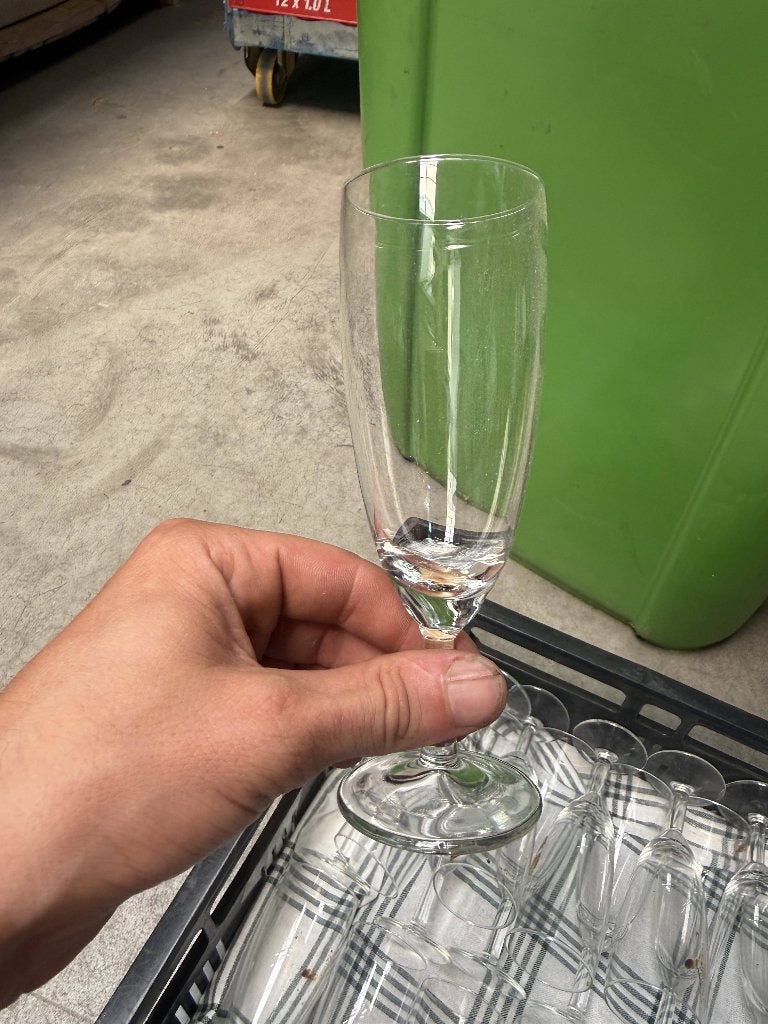 100x Champagneflute, Ophalen, Gebruikt, Overige typen
