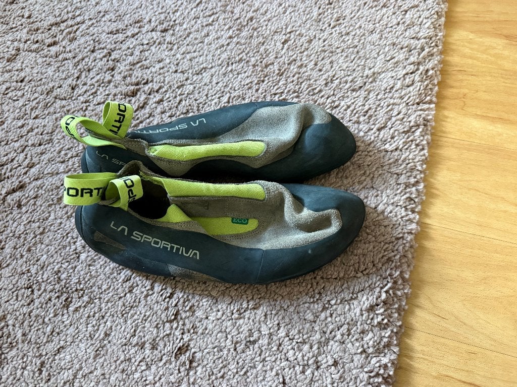 La Sportiva Cobra eco maat 43,5 klimschoenen, Sport en Fitness, Klimsport, Ophalen of Verzenden, Zo goed als nieuw, Klimsportschoenen