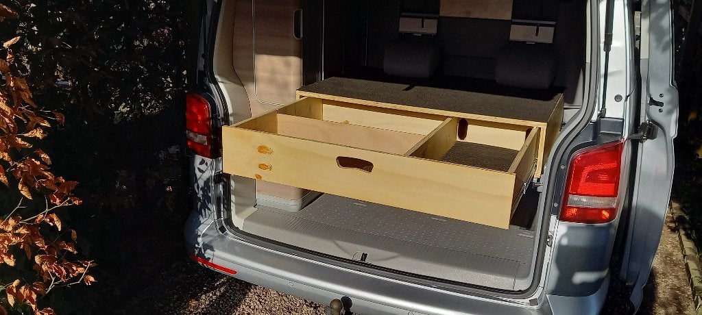 VW camper accesoires ladenkast, Ophalen, Zo goed als nieuw