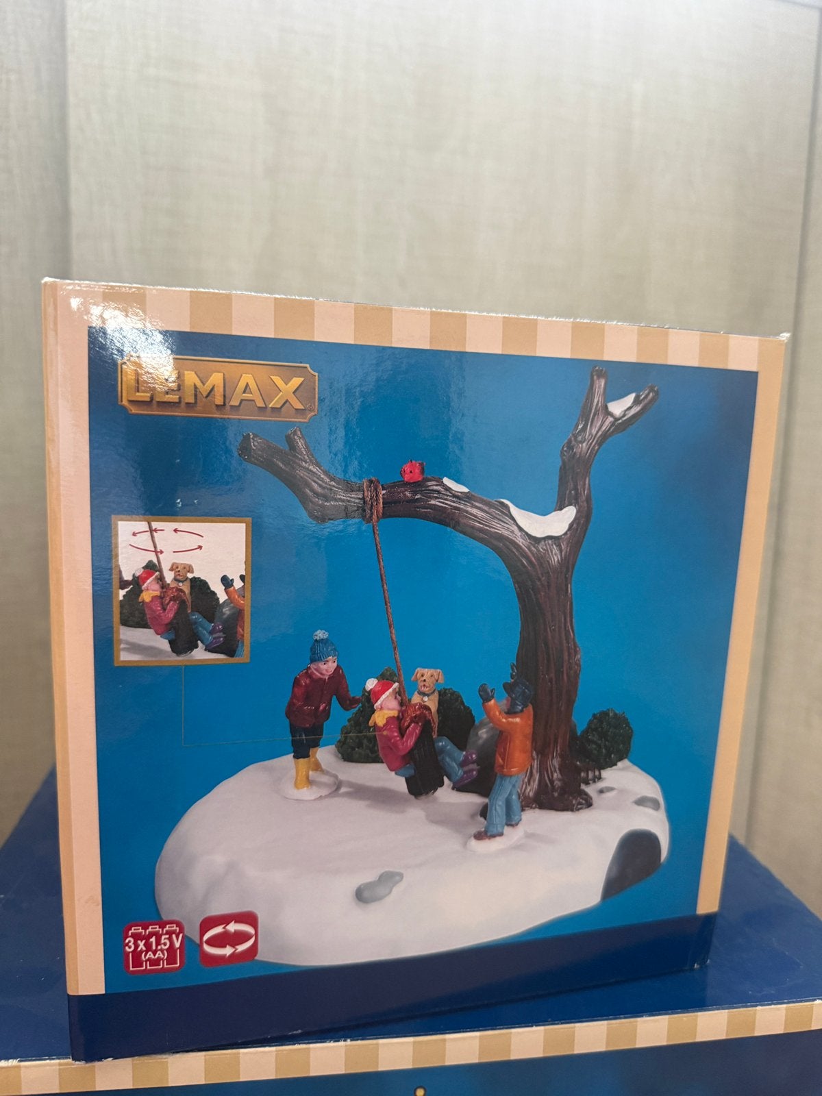 Lemax tire swing schommel, Ophalen of Verzenden, Zo goed als nieuw