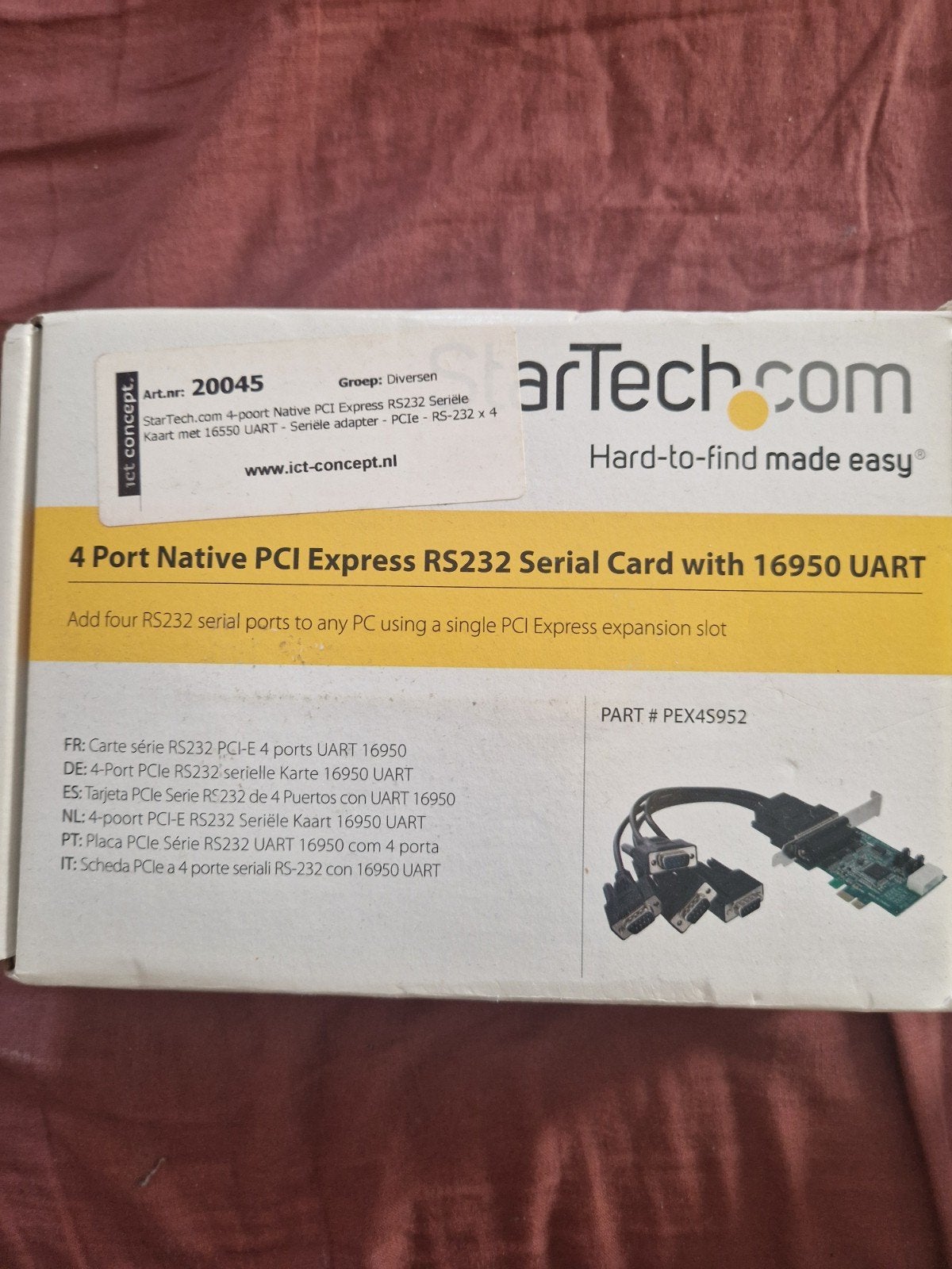 StarTech 4 Port PCI, Ophalen, Nieuw