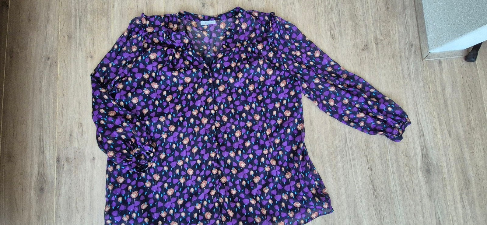 Paprika paarse blouse zgan maat 48/50, Ophalen of Verzenden, Zo goed als nieuw, Paars
