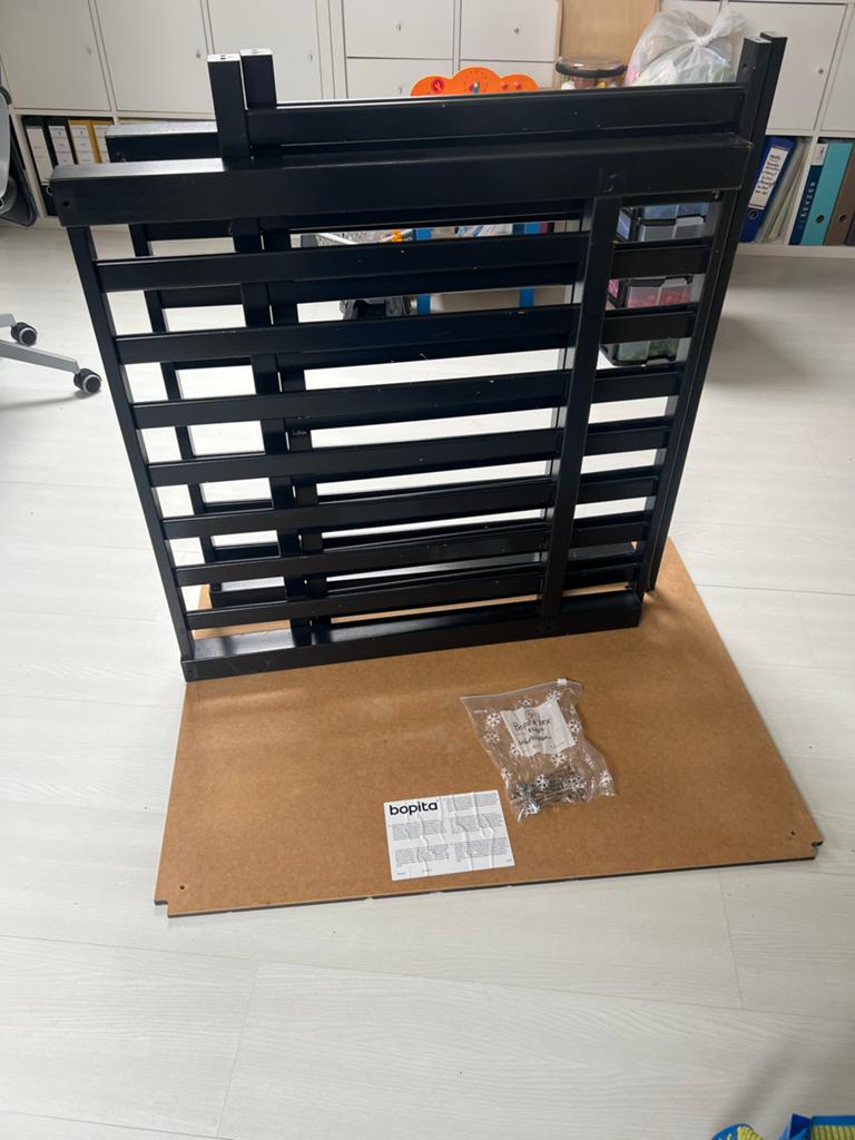Bopita box zwart - Gebruikt maar nog goed!, Kinderen en Baby's, Boxen, Ophalen, Gebruikt, Rechthoekig