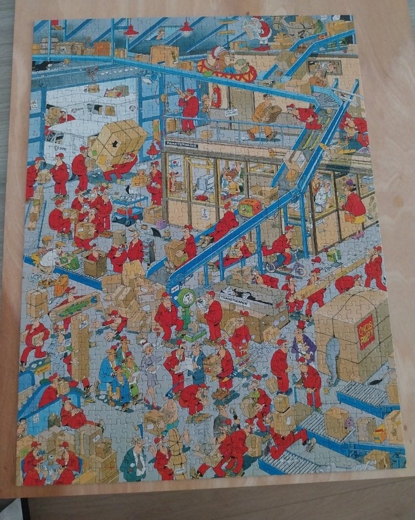Jan van Haasteren, Ophalen, 500 t/m 1500 stukjes, Zo goed als nieuw, Legpuzzel