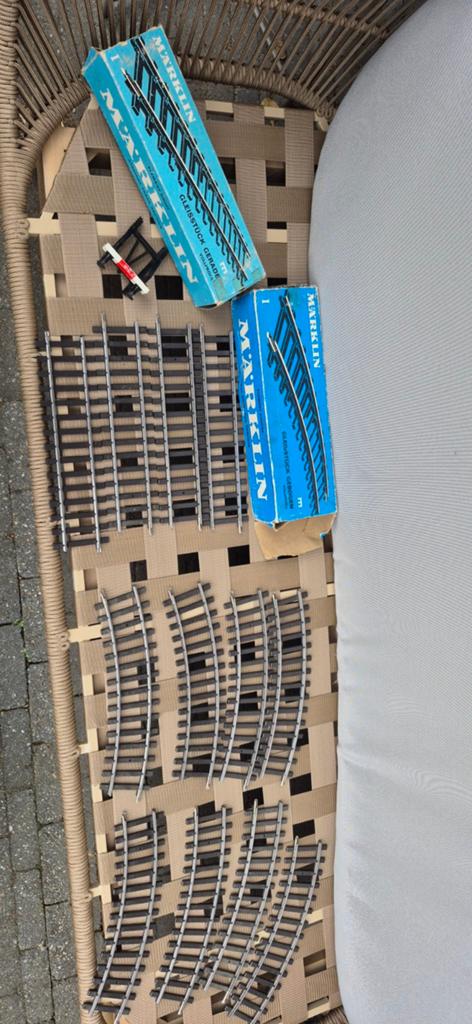 Marklin spoor 1 rails partij in 1 koop., Wisselstroom, Rails, Ophalen of Verzenden, Zo goed als nieuw