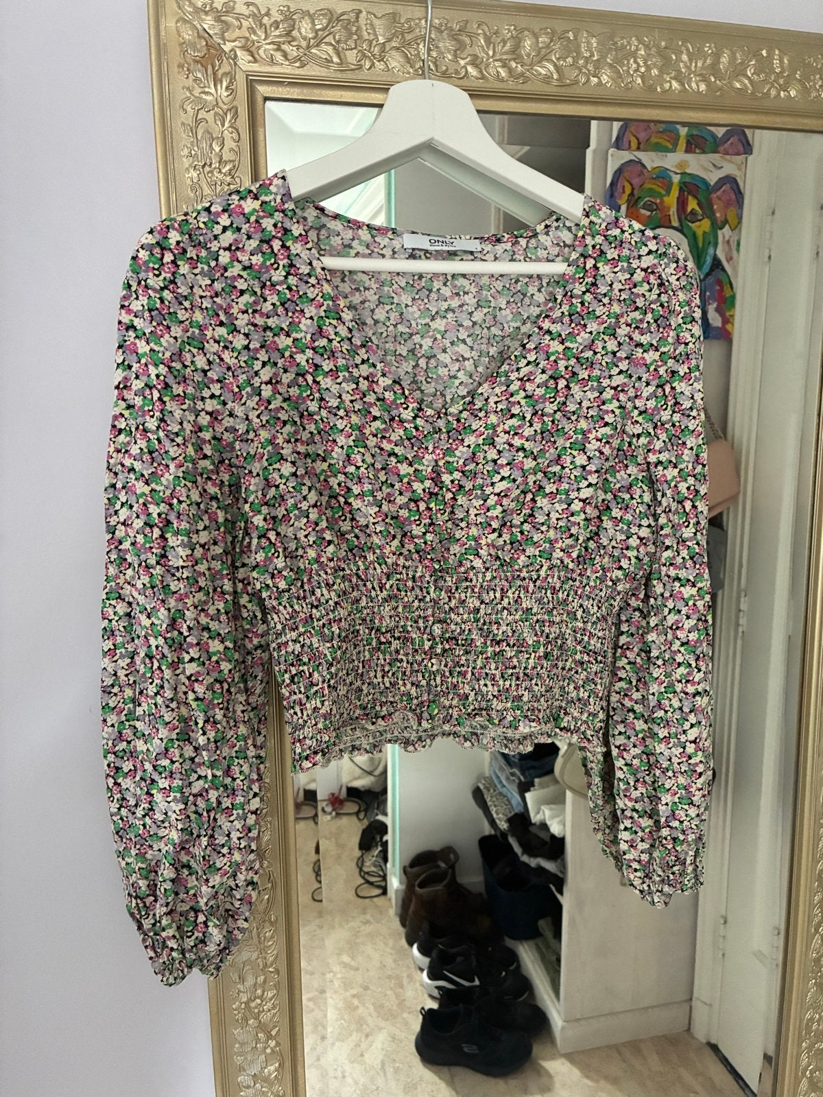 ONLY Neon & Nylon bloemenprint blouse maat S, Ophalen, Zo goed als nieuw, Maat 36 (S), Meerkleurig