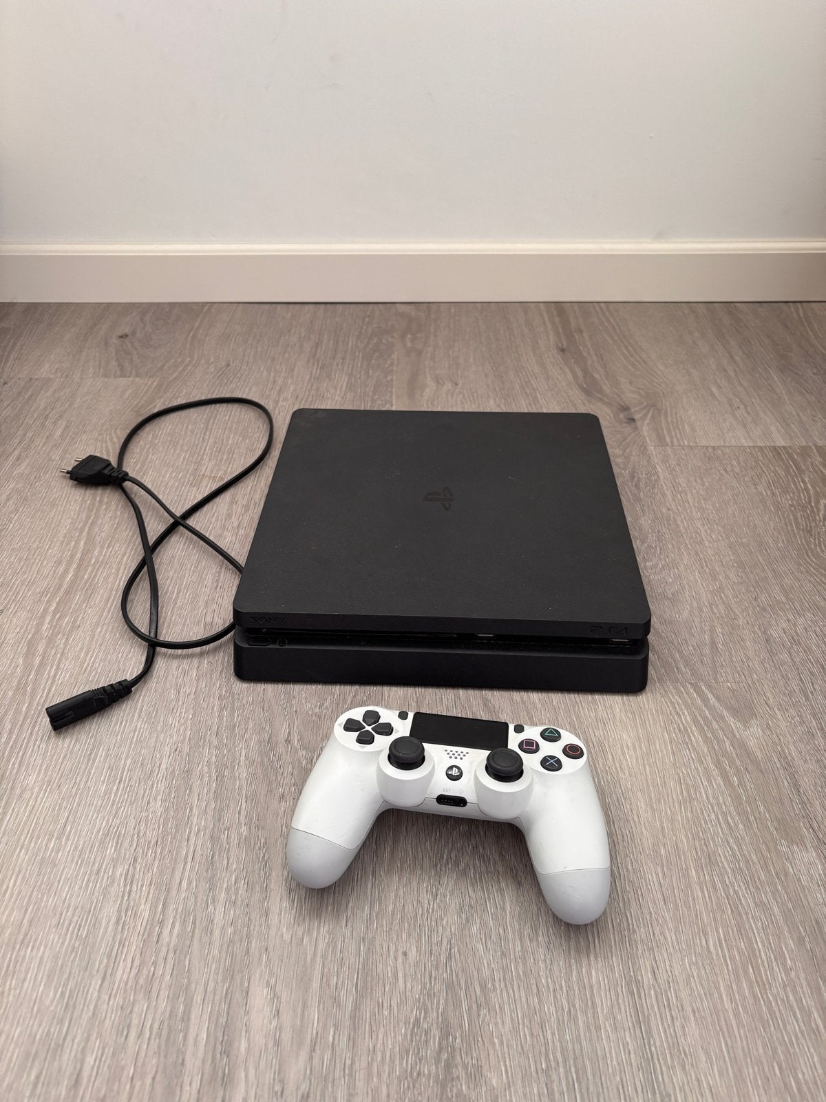 PS4 Slim 500GB met controller, games, Spelcomputers en Games, Spelcomputers | Sony PlayStation 4, Ophalen, Zo goed als nieuw, Met 1 controller