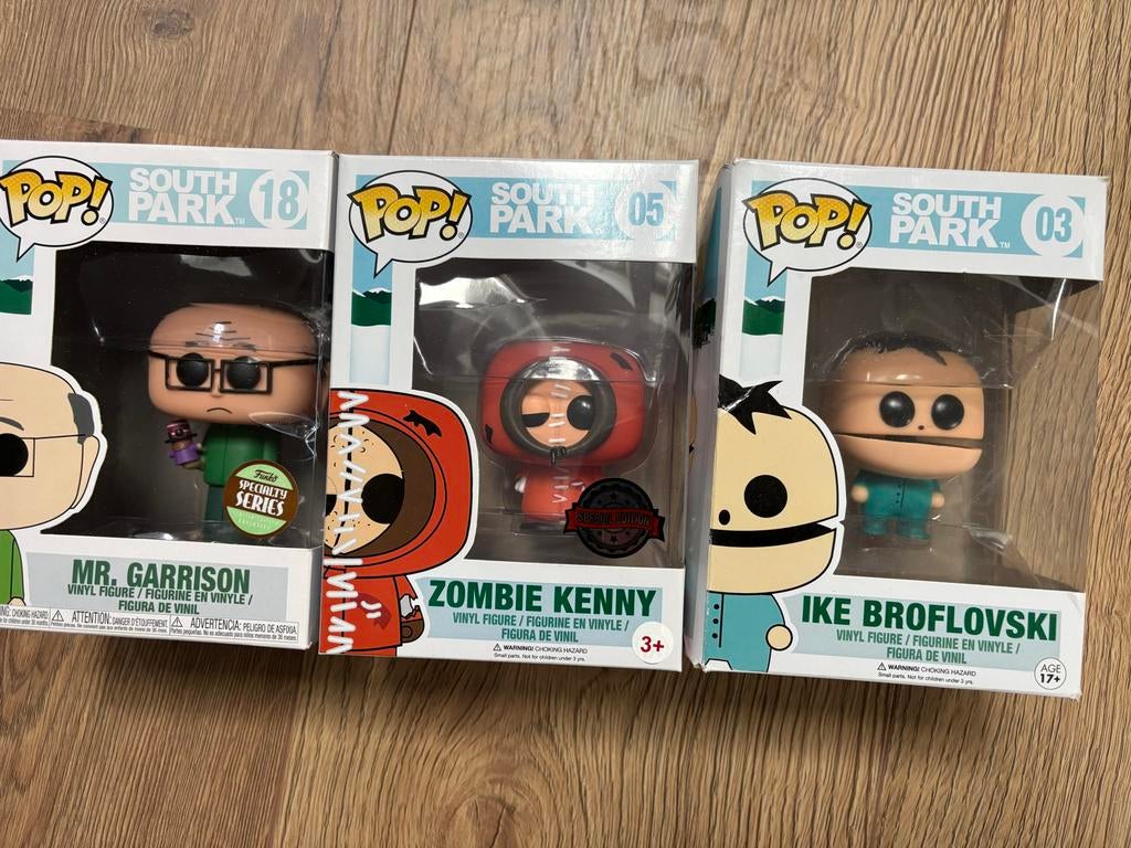 Funko Pop! South Park Figuren: Mr. Garrison, Zombie Kenny, I, Verzamelen, Ophalen of Verzenden, Zo goed als nieuw