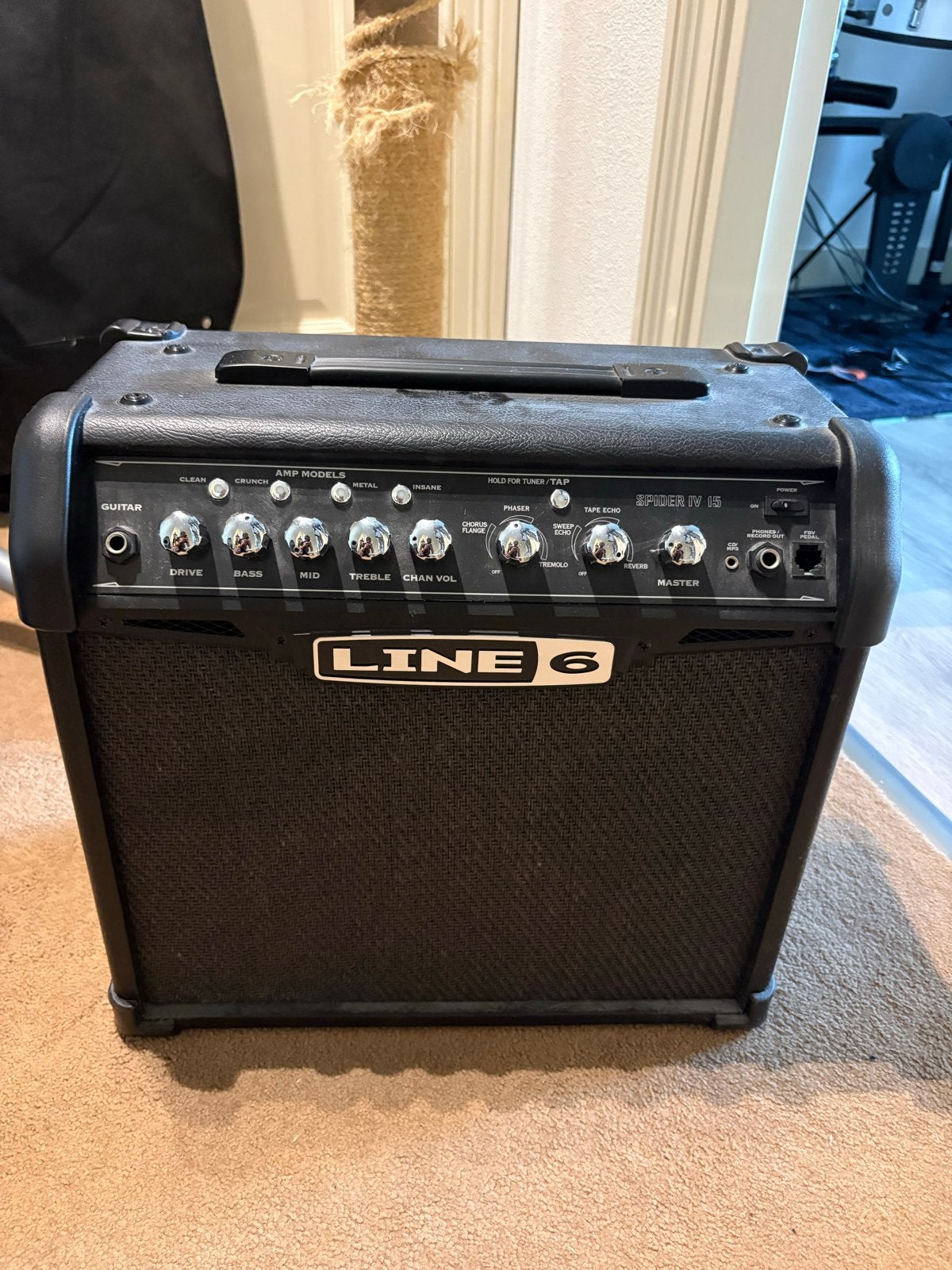 Line 6 Spider IV 15 Gitaarversterker, Ophalen, Gebruikt, Gitaar, Minder dan 50 watt