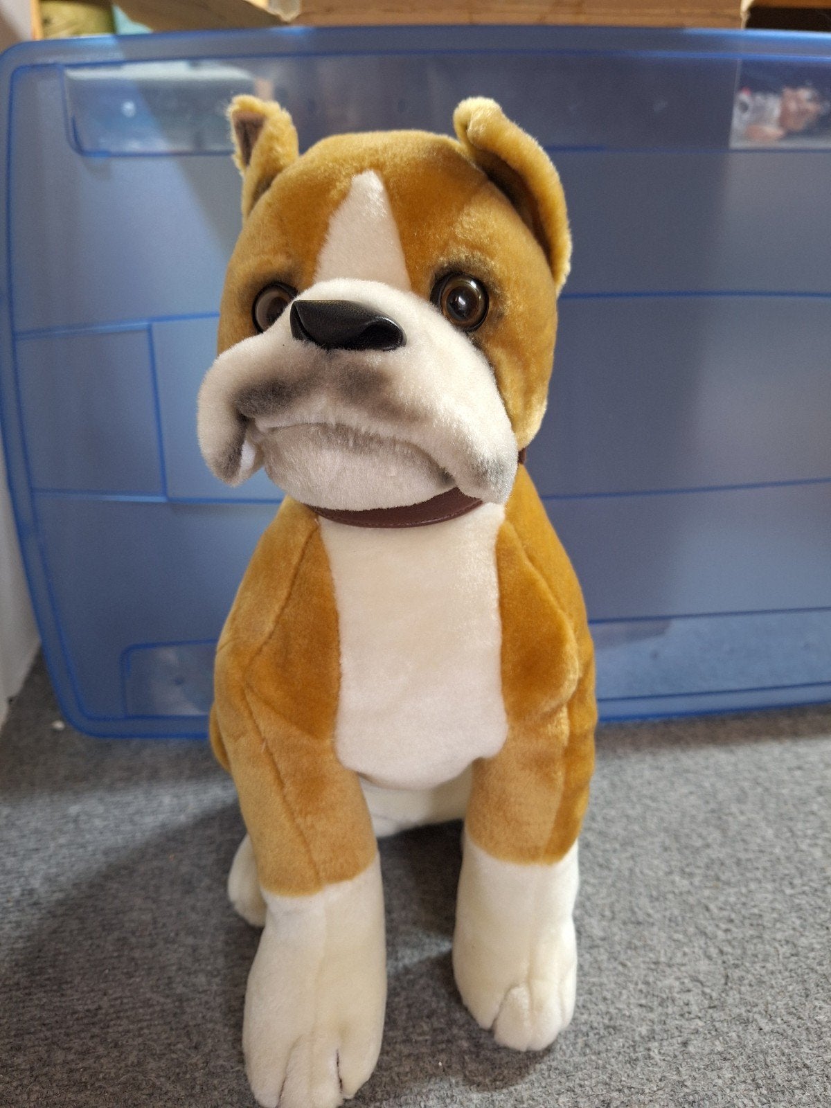 Leuke pluche hond - Zo goed als nieuw 40 cm, Overige merken, Overige karakters, Zo goed als nieuw, Middelgroot (20 tot 80 cm)