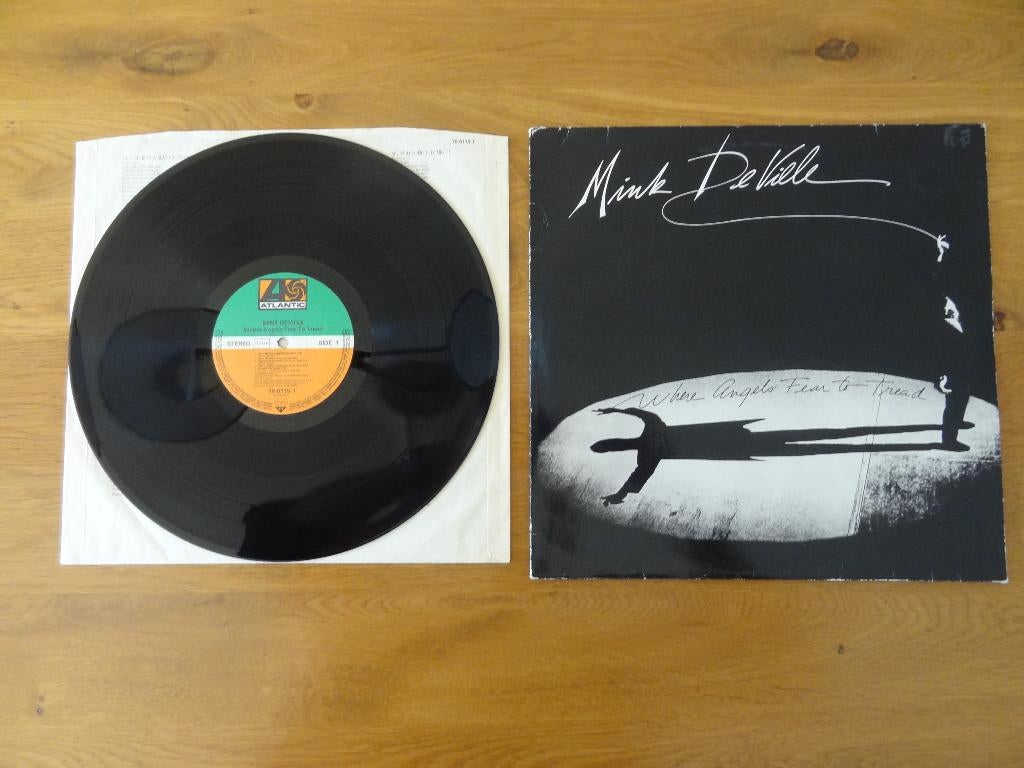 LP Mink Deville - Where angels fear to tread, Cd's en Dvd's, Vinyl | Pop, Ophalen of Verzenden, 12 inch