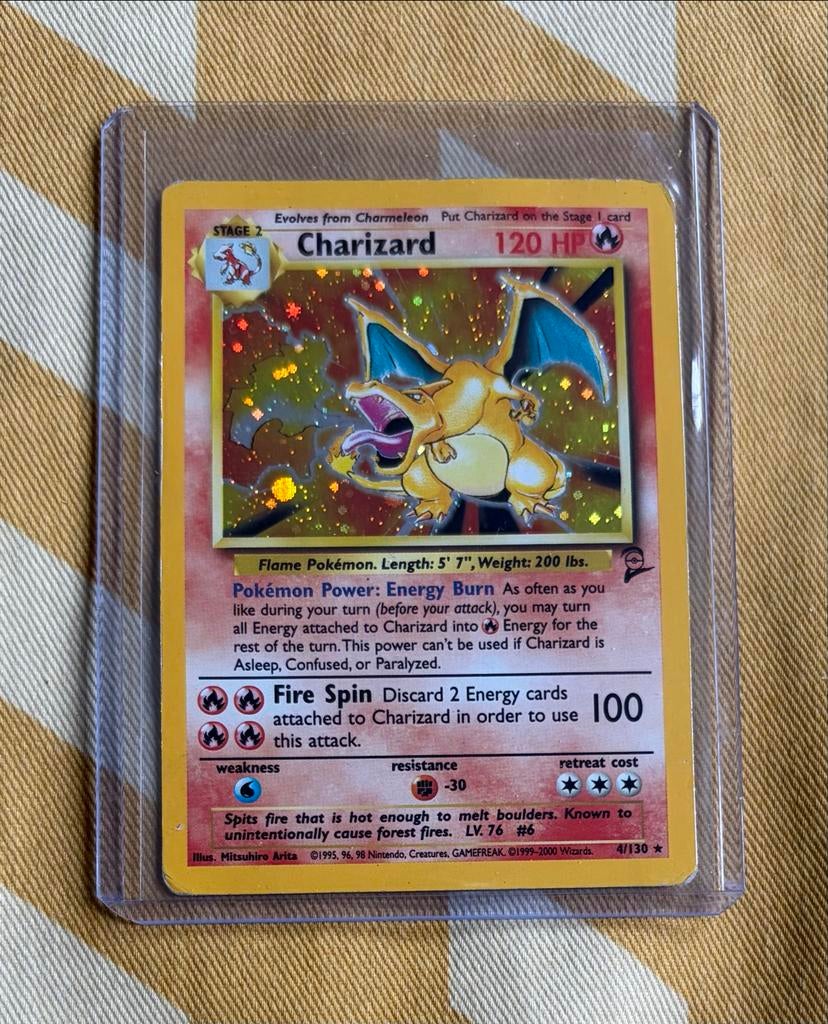 Charizard Pokmon Kaart 4/130 Base Set 2 Holo  Verzamelkaartspellen |  Pokmon  Marktplaats
