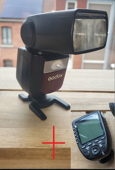 Godox V860III Flitser + Godox Draadloze Trigger voor Pentax, Audio, Tv en Foto, Fotografie | Flitsers, Draadloos, Pentax, Ophalen of Verzenden