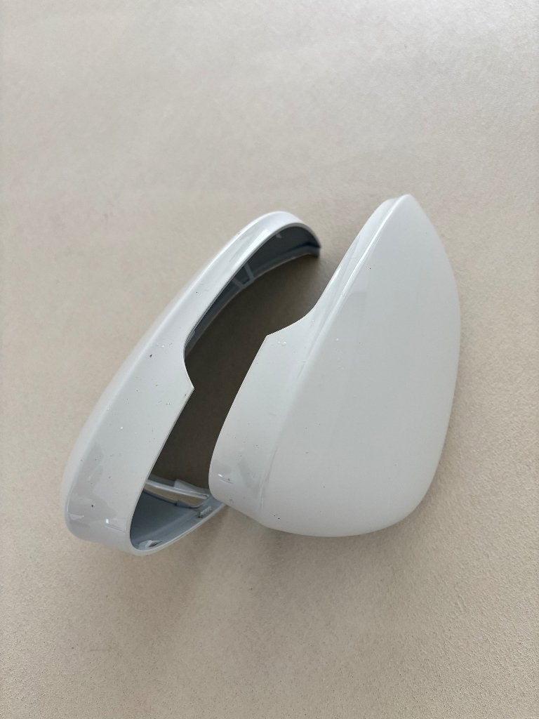 Spiegelkappen OEM VW Golf 8 wit - Met dodehoeksdetectie, Ophalen, Gebruikt, Volkswagen