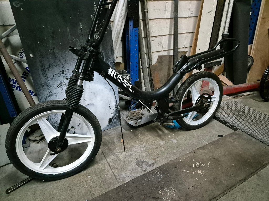 Puch frame met geldig geel kenteken, Ophalen, Gebruikt, Frame