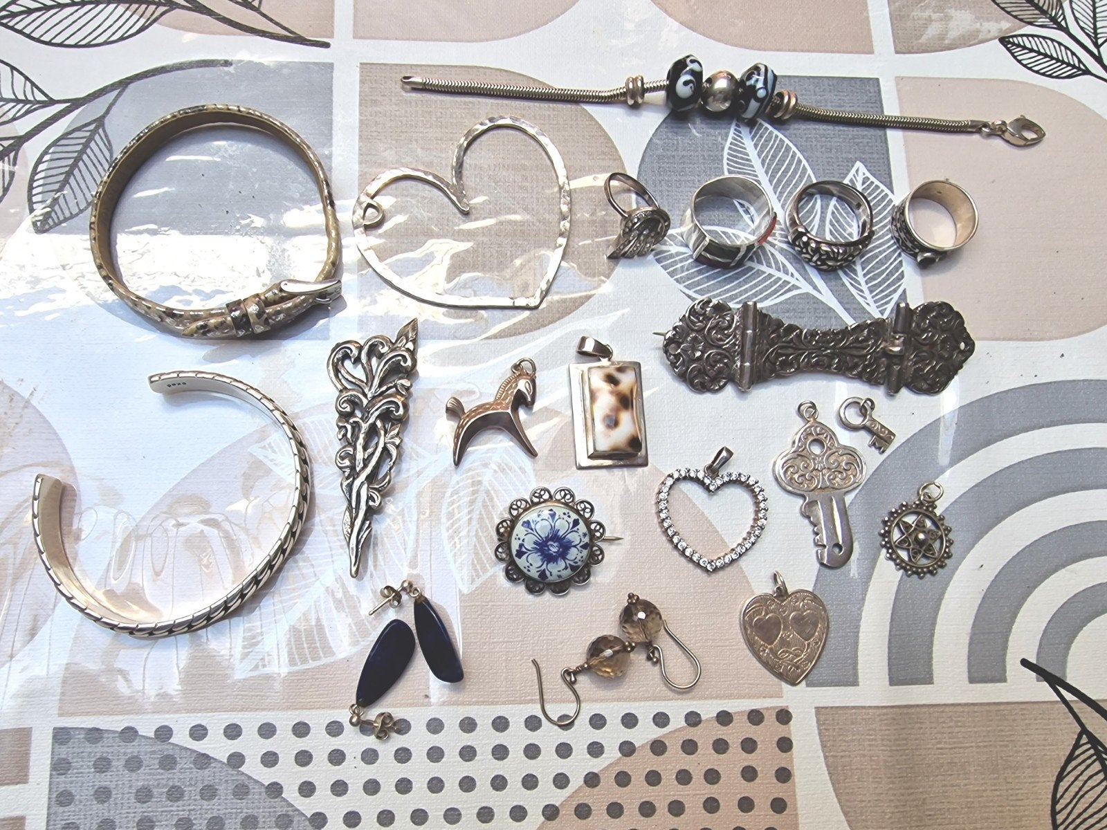 Zilveren sieraden lot - diverse stijlen en items, Ophalen of Verzenden, Zilver