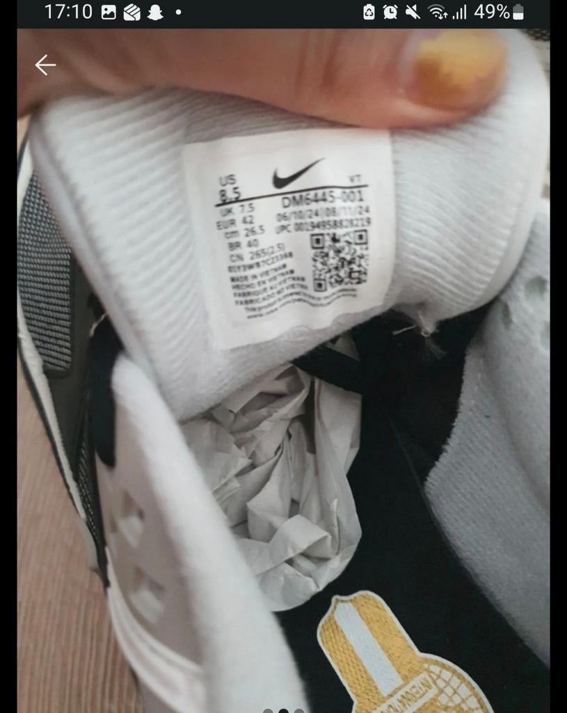 Nike Air Max sneakers lyon maat 42, Verzenden, Zwart
