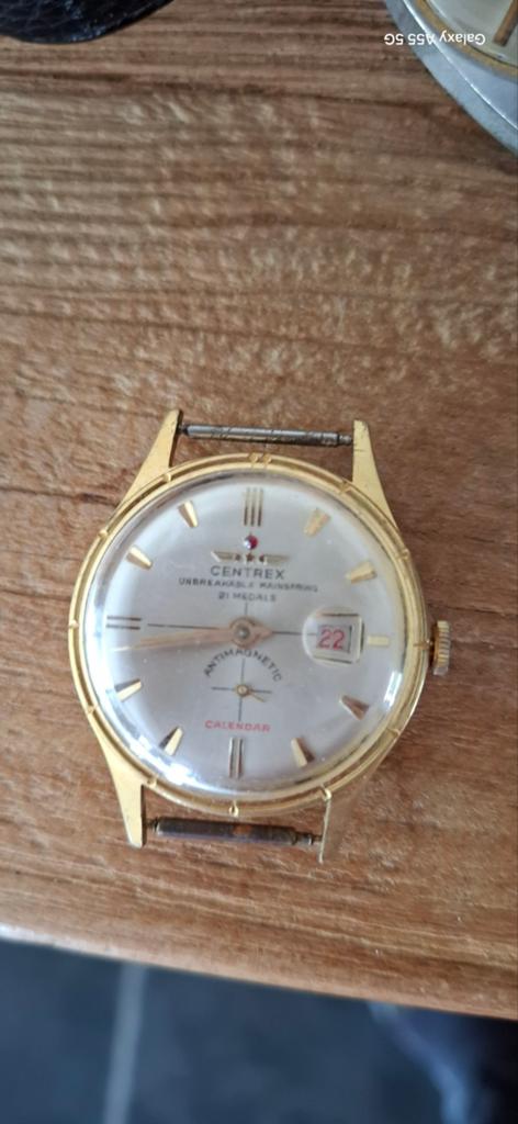Centrex mechanisch horloge, Ophalen of Verzenden, Staal, Polshorloge, Overige merken