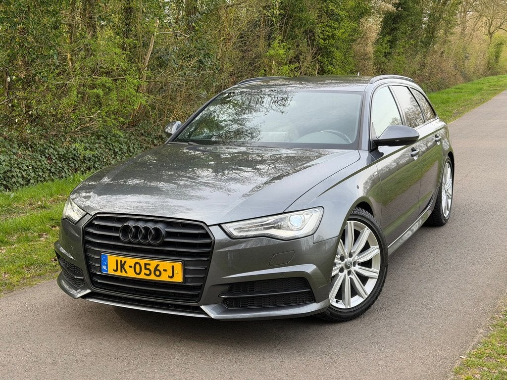 Audi A6 Avant 1.8 TFSI S-Line | Bose + Leder + Cruise + Navi, 1600 kg, 93 €/maand, 750 kg, Bi-Xenon koplampen