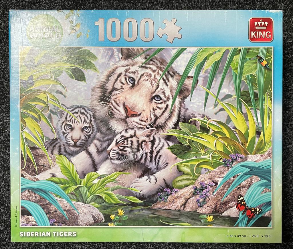 4 King puzzels, Ophalen, 500 t/m 1500 stukjes, Gebruikt, Legpuzzel