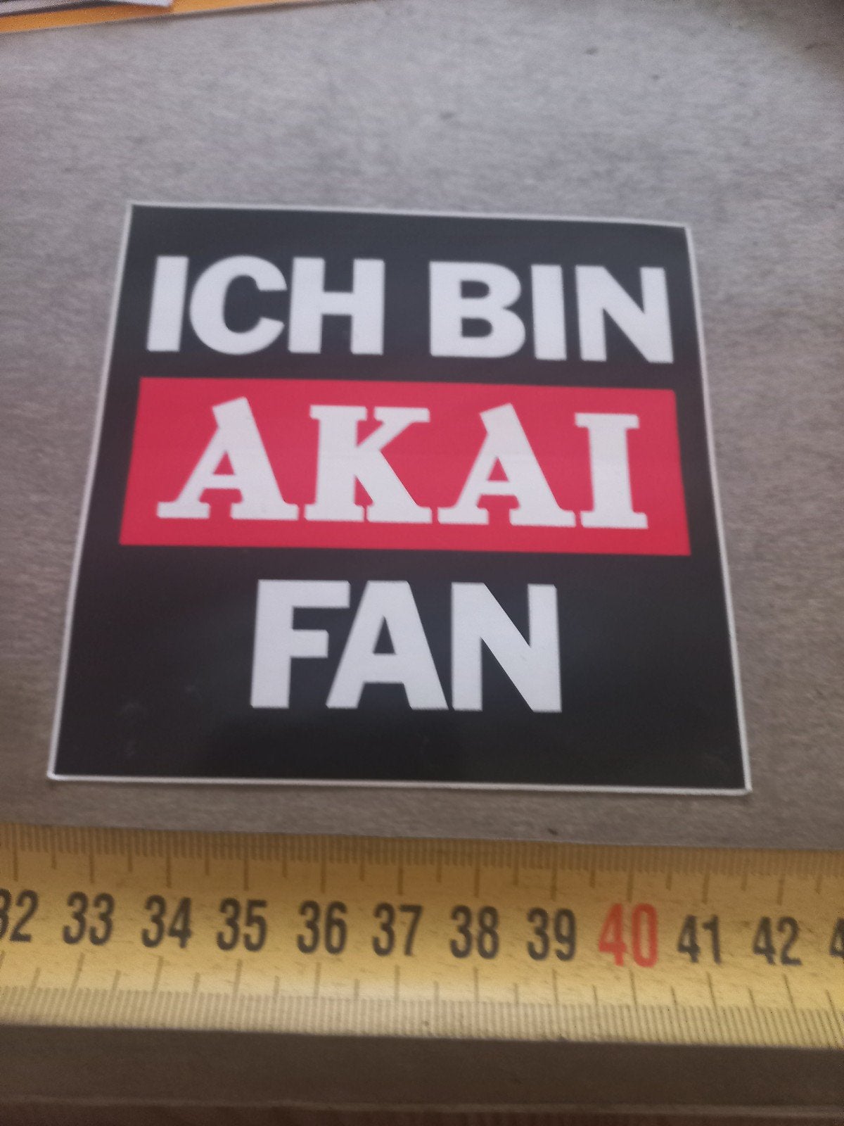 Akai Fan Sticker - Ik ben een Akai fan, Ophalen of Verzenden