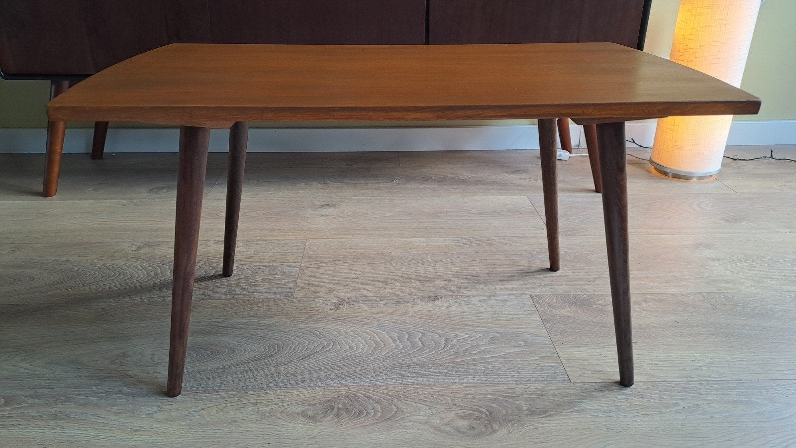 Midcentury salontafel / bijzettafeltje, Huis en Inrichting, Tafels | Salontafels, Ophalen, Minder dan 50 cm, 50 tot 100 cm, Zo goed als nieuw
