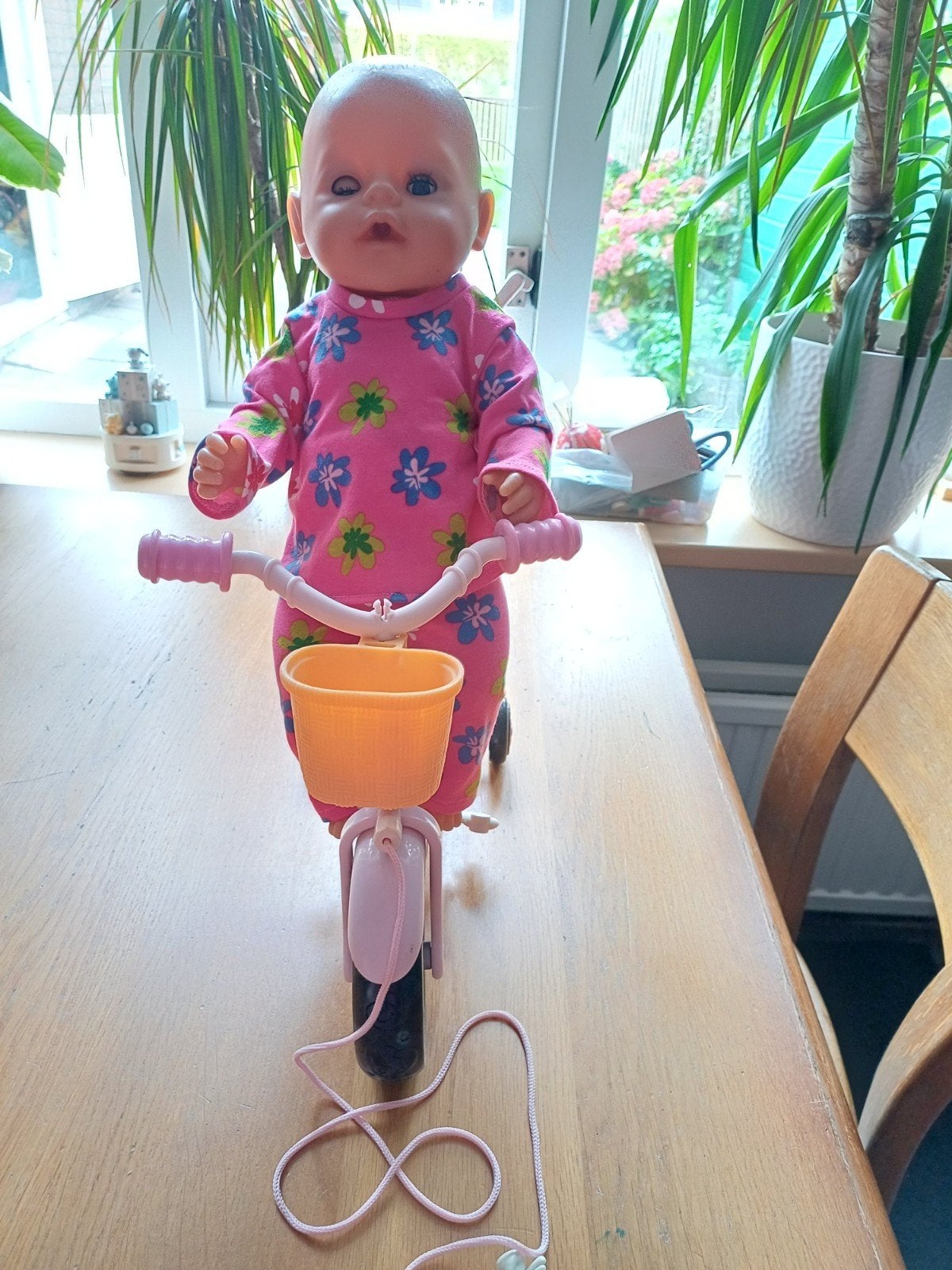 fiets voor baby-born, Ophalen of Verzenden, Zo goed als nieuw, Babypop