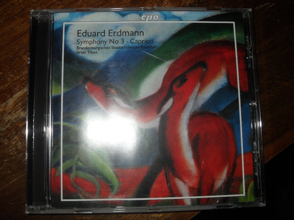 CD EDUARD ERDMANN-SYMFONIE 3 + CAPRICCI., Symfonie, Overige componisten, Ophalen of Verzenden, Zo goed als nieuw