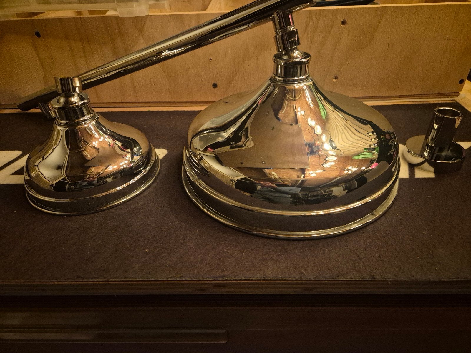 Set van 2 chromen douchekoppen +montagemateriaal, Ophalen of Verzenden, Zo goed als nieuw, Chroom, Douche