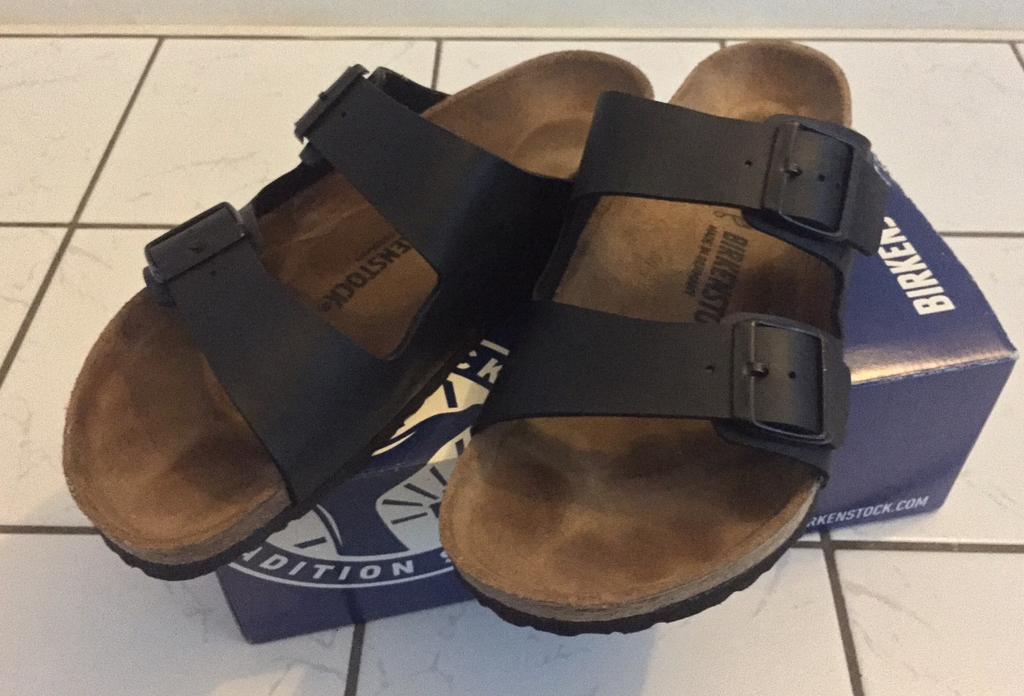 [ZGAN] Birkenstock Arizona BS Black Sandalen Origineel, Zwart, Zo goed als nieuw, Ophalen, Sandalen