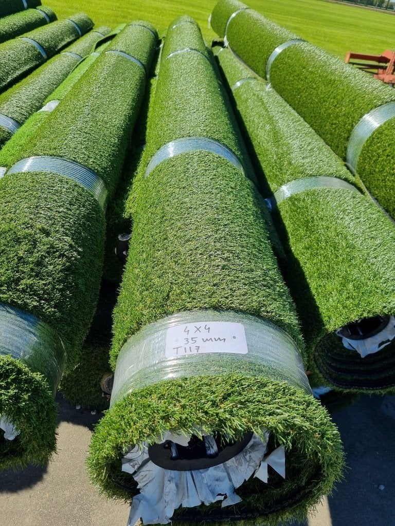 Kunstgras coupon 4 x 4 meter T117 35 mm, Ophalen, Nieuw, 20 m² of meer, Kunstgras