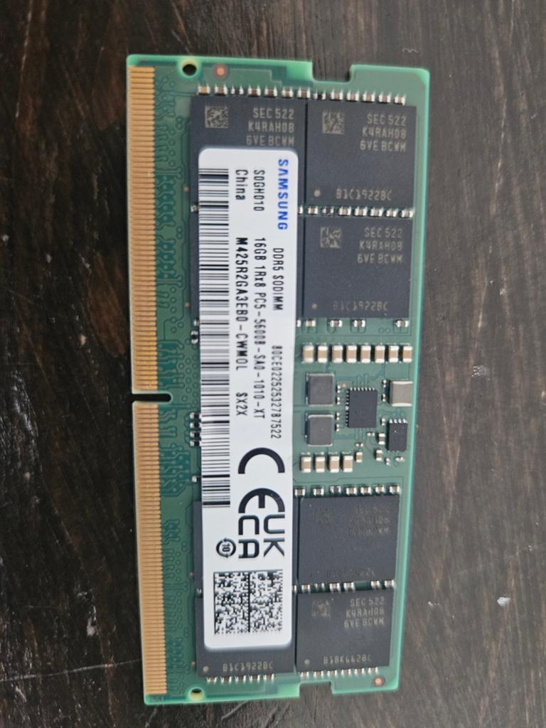 Samsung DDR5 SODIMM 16GB 5600 MHz Laptop RAM Geheugen, Computers en Software, RAM geheugen, Verzenden, Nieuw, DDR5, Laptop