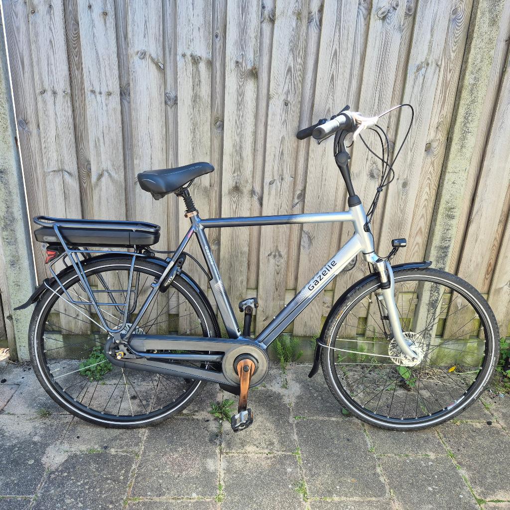 Gazelle Grenoble C7 - Elektrische herenfiets, Fietsen en Brommers, Elektrische fietsen, 59 cm of meer, Ophalen, Zo goed als nieuw