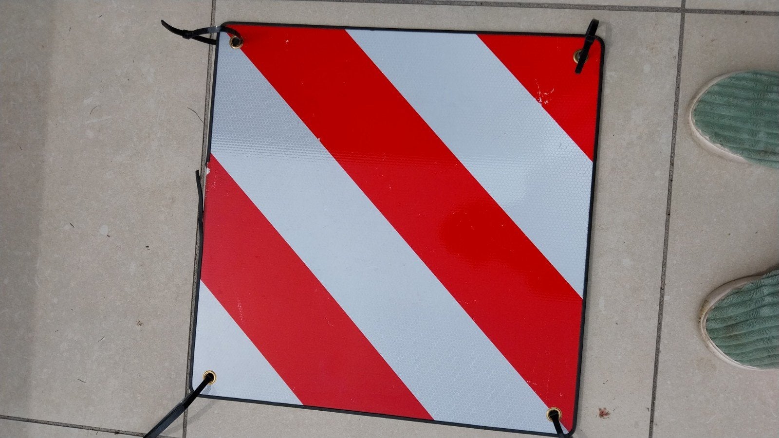 Markeringsbord fietsendrager Italië - Verplicht signaal, Ophalen of Verzenden