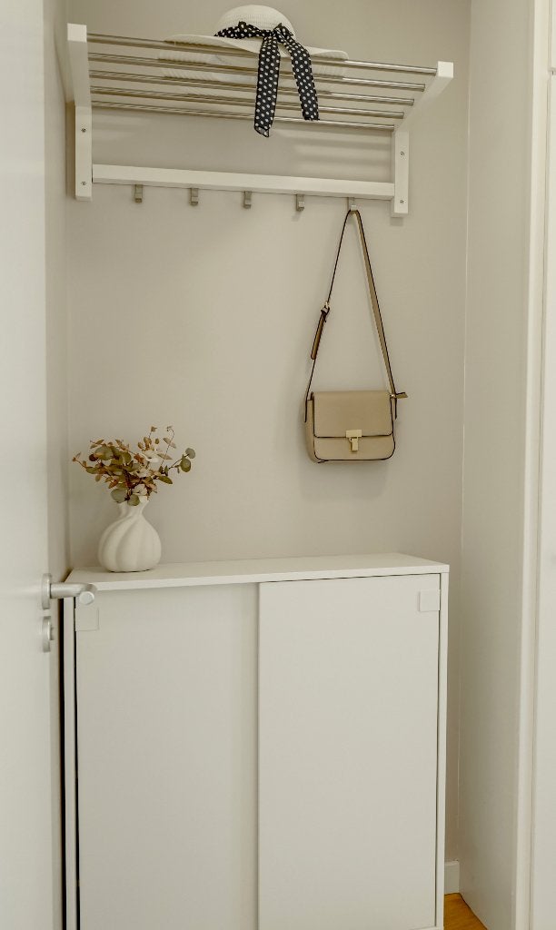 IKEA Mackapar Shoe Cabinet and Tjusig Hat/Coat Rack, Ophalen, Zo goed als nieuw