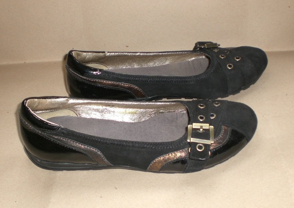 ballerinas  maat 41 met sleehakje    merk :  Cafenoir, Kleding | Dames, Zwart, Gedragen, Ballerina's, Ophalen of Verzenden