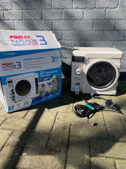 Poolex Nano Action warmtepomp 3 kW, Ophalen of Verzenden, Zo goed als nieuw, Verwarming