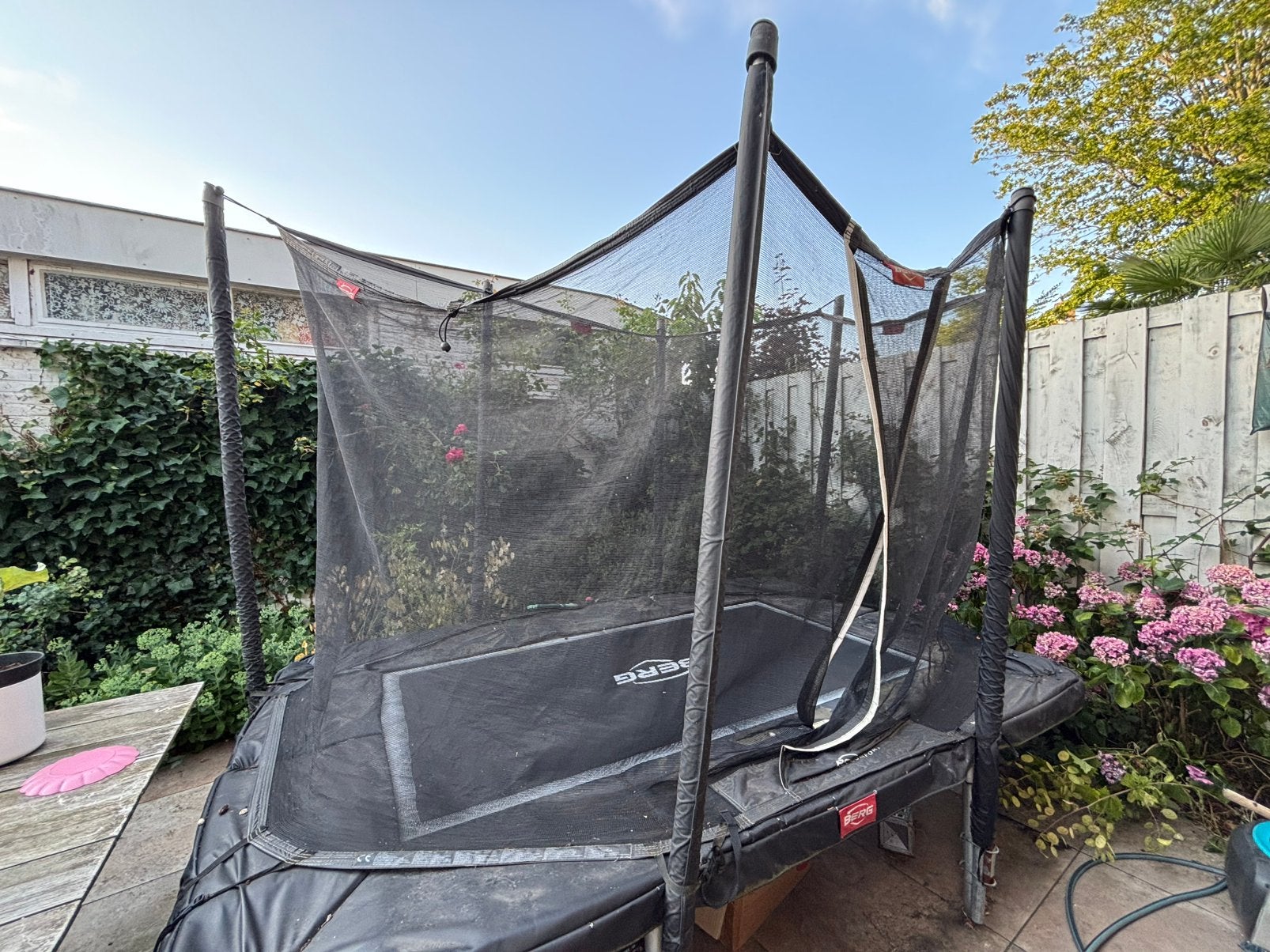 BERG Ultim Favorit trampoline, Kinderen en Baby's, Speelgoed | Buiten | Trampolines, Ophalen, Gebruikt
