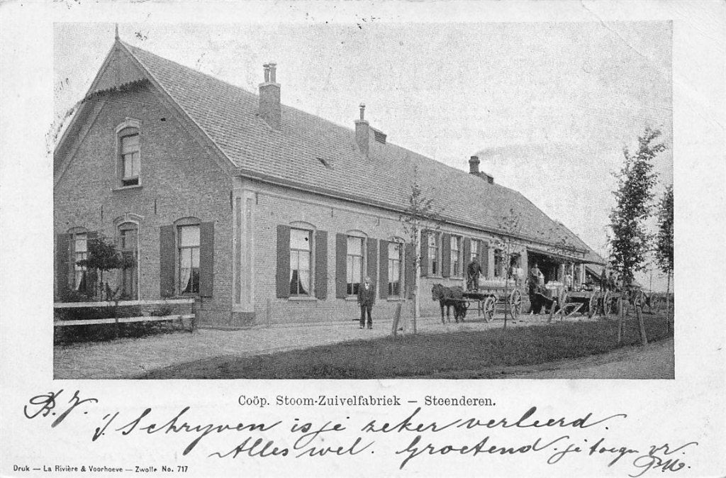 702-374-047 Coop Stoom Zuivelfabriek Steenderen, Verzamelen, Verzenden, Voor 1920, Gelderland