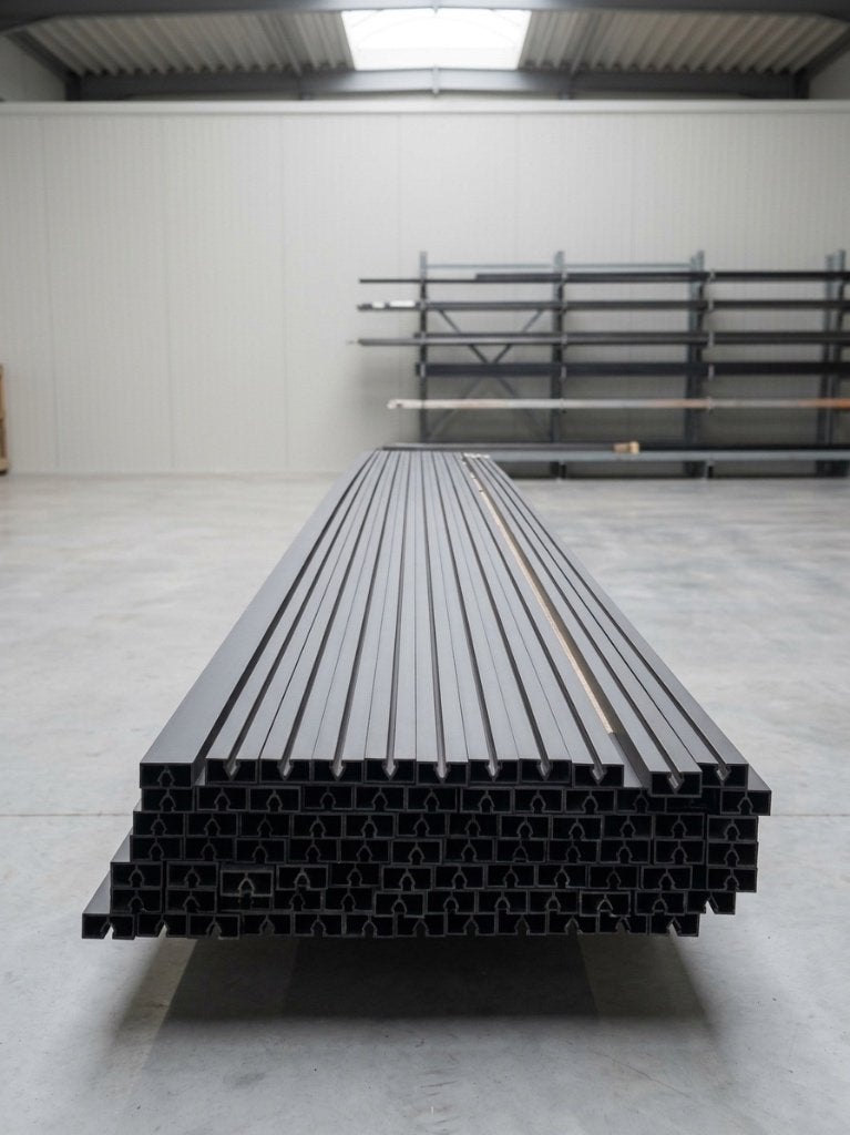 Aluminium gevelbekleding 20x40 (RAL9005), Ophalen of Verzenden, Nieuw, Overige materialen, 20 tot 50 mm