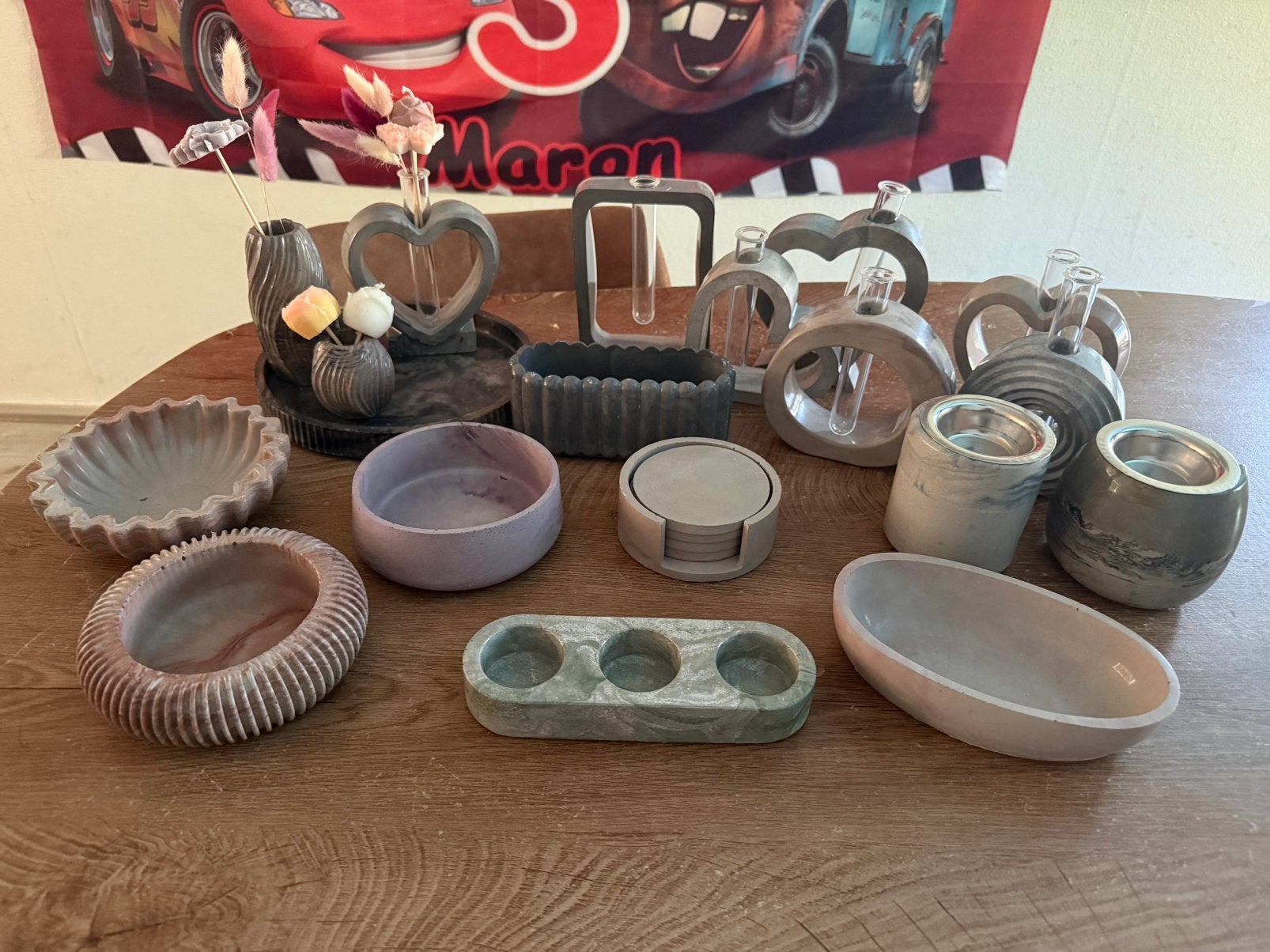 Handgemaakte decoratie/kaarsen, Ophalen of Verzenden